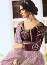 Heavy Butterfly Net Lehenga Choli in Pink